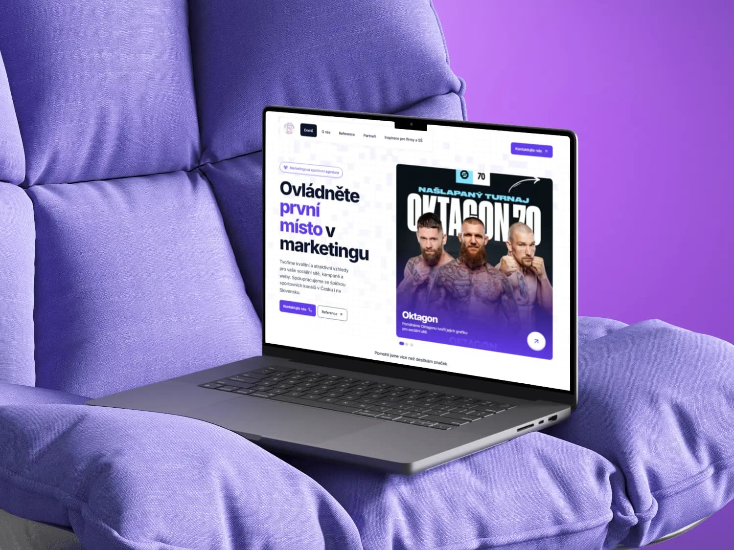 Web pro grafickou agenturu